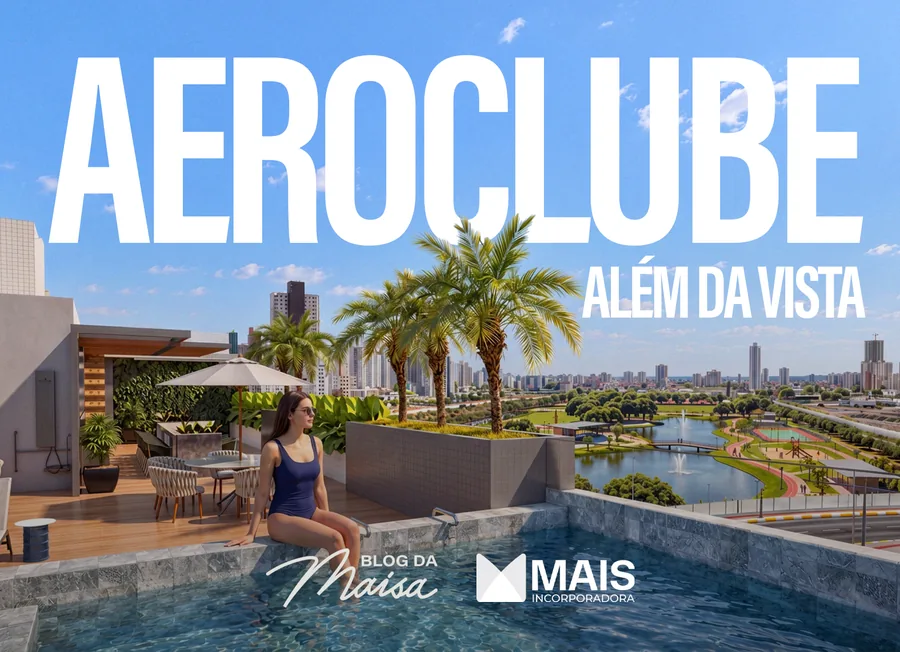 Capa do Blog da Maísa: Aeroclube além da vista, sobre a perspectiva artística do rooftop do Bloom Living