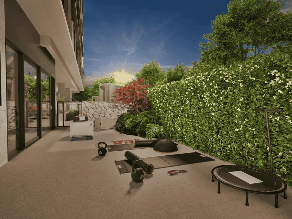 Bloom Living: Open-air training and gym
