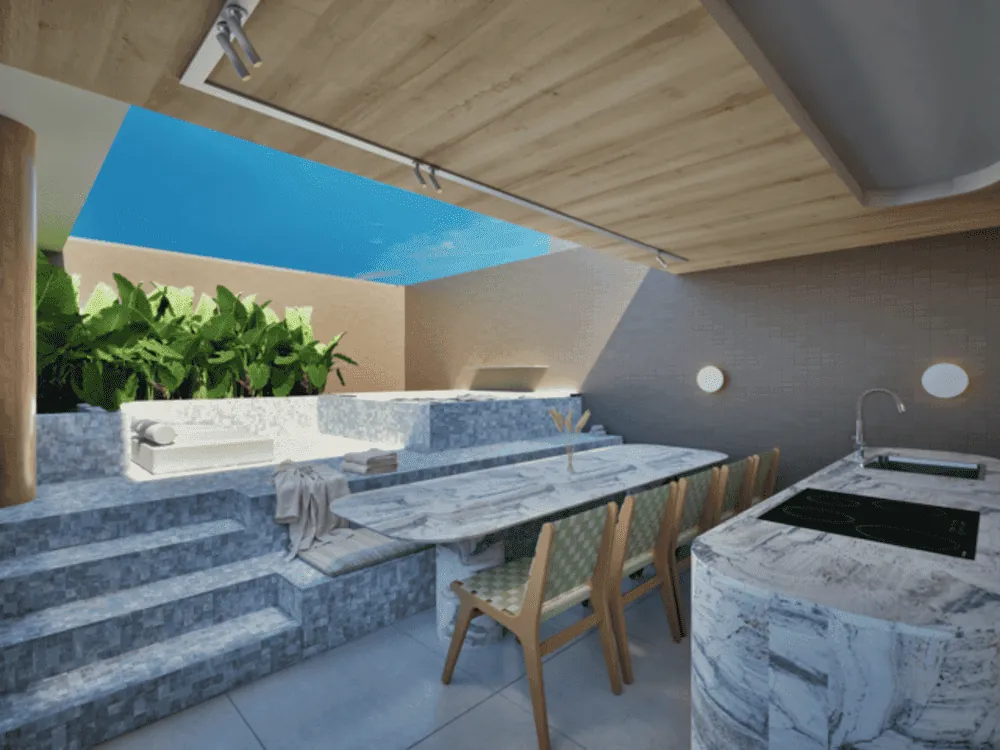 Emaar: Gourmet area with hot tub