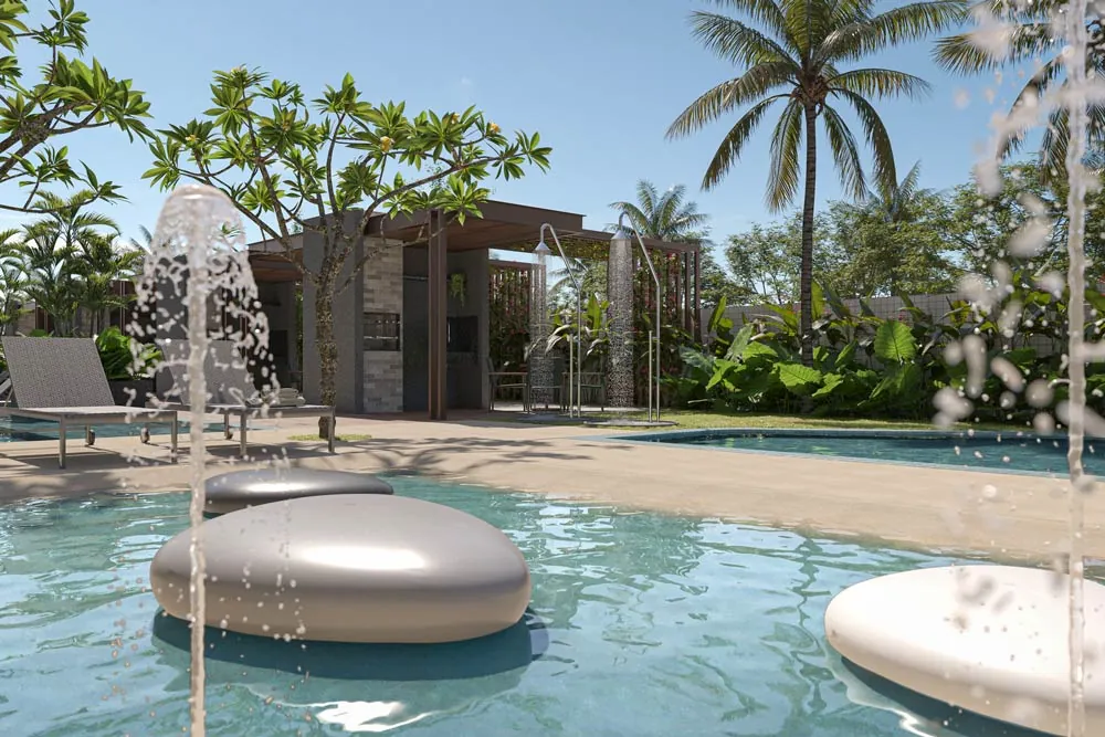 Noa Residence Club: Kids' splash area and playroom