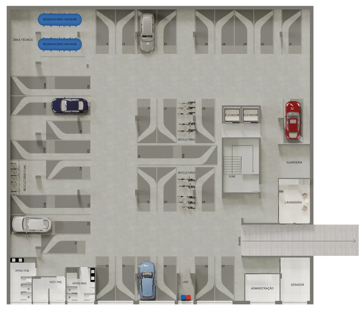 Basement, Azimut