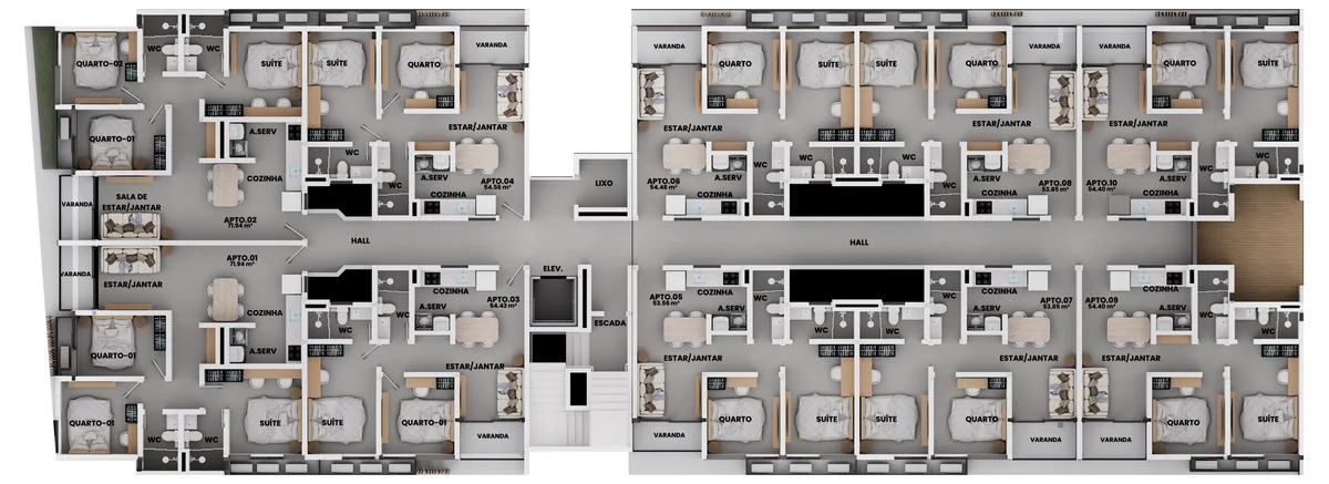 Typical floor, Bloom Living